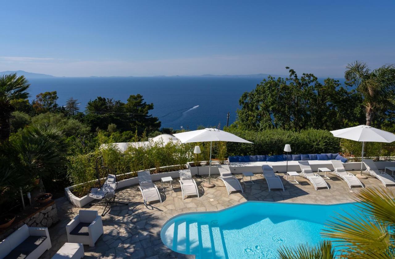 Capri Blue Luxury Villa Le Tre Monelle Anacapri (Isola di Capri) Exterior foto